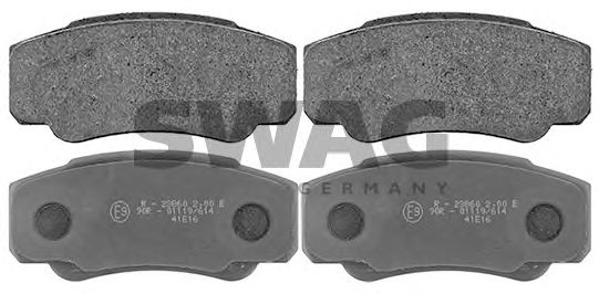 62 11 6047 SWAG Brake Pad Set, disc brake