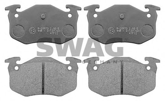 62 11 6161 SWAG Brake Pad Set, disc brake