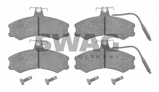 62 91 6051 SWAG Brake Pad Set, disc brake