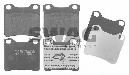 62 91 6219 SWAG Brake Pad Set, disc brake