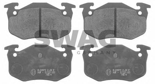 62 91 6222 SWAG Brake Pad Set, disc brake