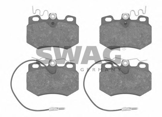 62 91 6242 SWAG Brake System Brake Pad Set, disc brake