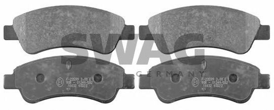 62 91 6432 SWAG Brake Pad Set, disc brake