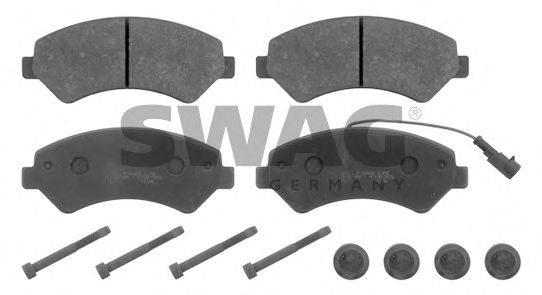 62 91 6840 SWAG Brake Pad Set, disc brake