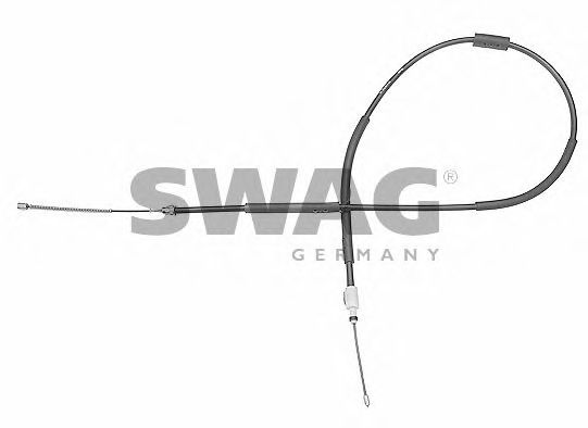 62 91 7913 SWAG Cable, parking brake