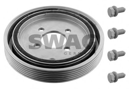 62 93 3807 SWAG Belt Pulley, crankshaft
