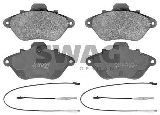 64 11 6039 SWAG Brake Pad Set, disc brake