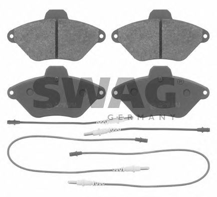 64916415 SWAG Brake Pad Set, disc brake