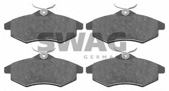 64 91 6590 SWAG Brake System Brake Pad Set, disc brake