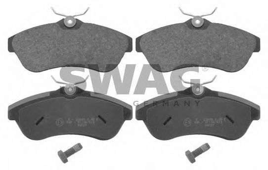 64 91 6591 SWAG Brake System Brake Pad Set, disc brake