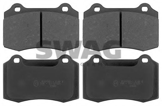 64 91 6887 SWAG Brake Pad Set, disc brake