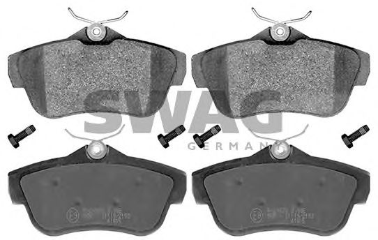 70 11 6058 SWAG Brake Pad Set, disc brake
