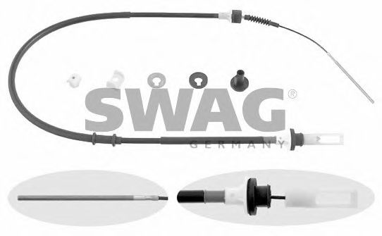 70 91 2756 SWAG Clutch Cable
