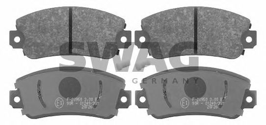 70 91 6077 SWAG Brake Pad Set, disc brake