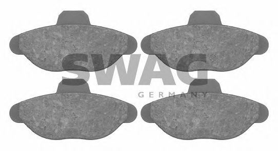 70 91 6082 SWAG Комплект тормозных колодок, дисковый тормоз