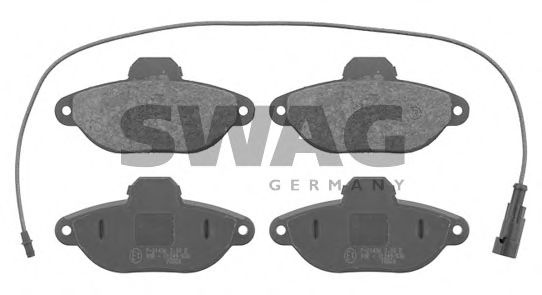 70916084 SWAG Brake Pad Set, disc brake