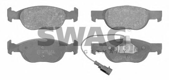 70 91 6089 SWAG Brake Pad Set, disc brake
