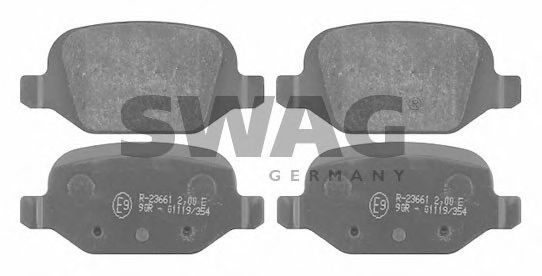 70 91 6370 SWAG Brake Pad Set, disc brake