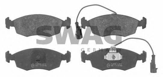 70 91 6390 SWAG Brake System Brake Pad Set, disc brake