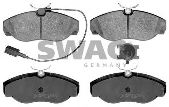 70916391 SWAG Brake Pad Set, disc brake