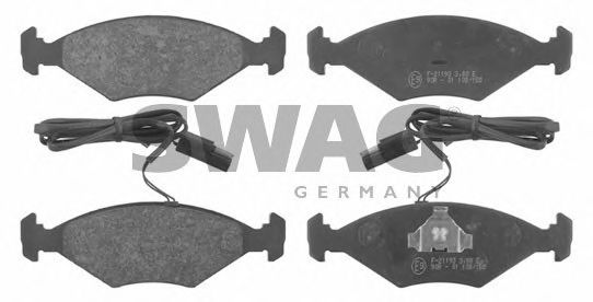 70 91 6396 SWAG Brake Pad Set, disc brake