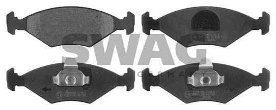 70 91 6855 SWAG Brake Pad Set, disc brake