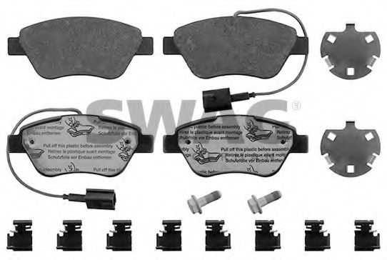 70 91 6876 SWAG Brake Pad Set, disc brake
