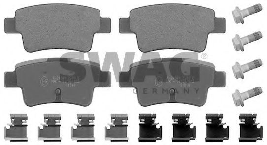 70 91 6880 SWAG Brake System Brake Pad Set, disc brake