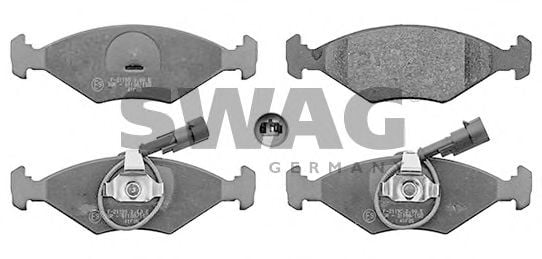 72 11 6101 SWAG Brake Pad Set, disc brake