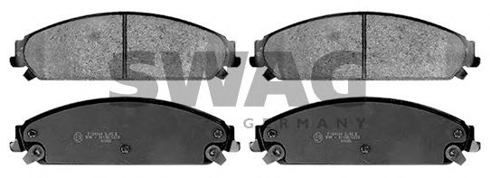 72 11 6112 SWAG Brake Pad Set, disc brake