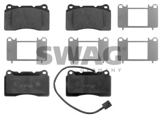 74916848 SWAG Brake Pad Set, disc brake