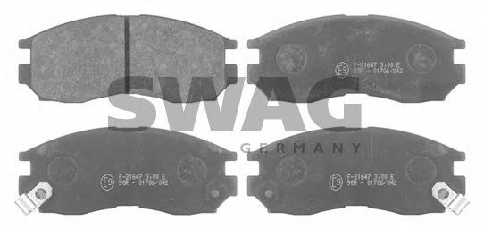 80 91 6327 SWAG Brake Pad Set, disc brake