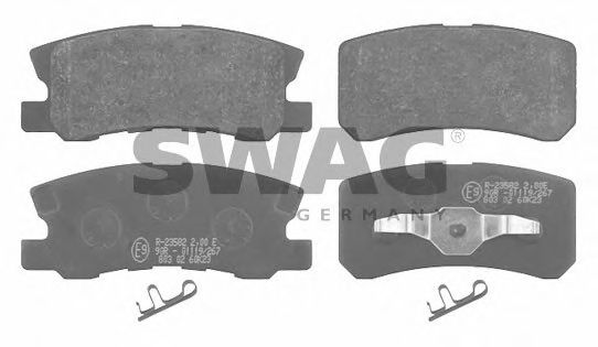80 91 6583 SWAG Brake Pad Set, disc brake