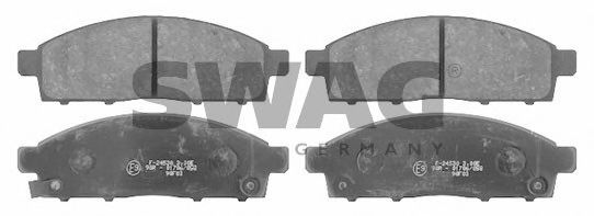 80 91 6624 SWAG Brake Pad Set, disc brake