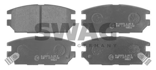 80 91 6756 SWAG Brake Pad Set, disc brake
