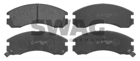 80 91 6776 SWAG Brake Pad Set, disc brake