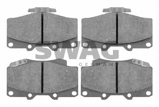81 91 6537 SWAG Brake System Brake Pad Set, disc brake