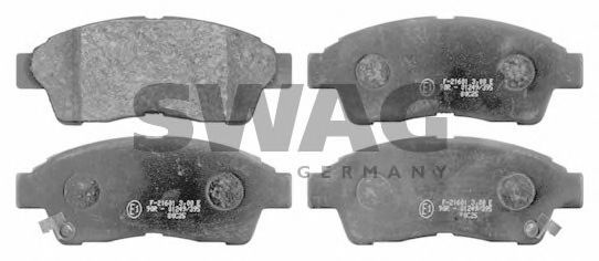 81 91 6616 SWAG Brake Pad Set, disc brake