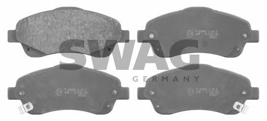81 91 6653 SWAG Brake Pad Set, disc brake