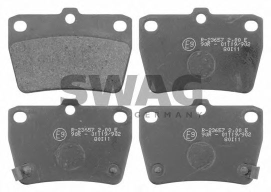 81 91 6723 SWAG Brake Pad Set, disc brake