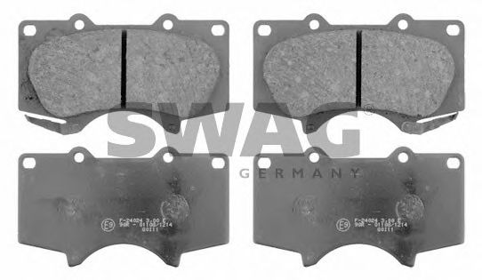 81916726 SWAG Brake Pad Set, disc brake