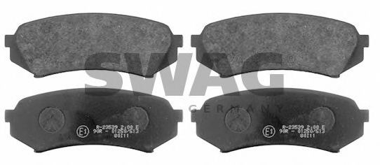 81 91 6731 SWAG Brake Pad Set, disc brake