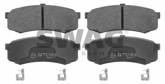 81 91 6732 SWAG Brake System Brake Pad Set, disc brake