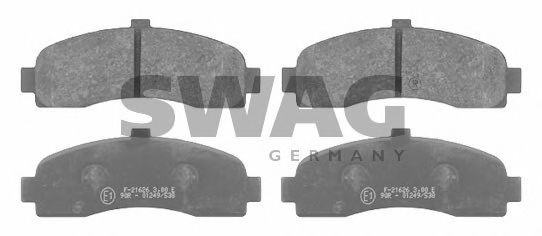82 91 6262 SWAG Brake Pad Set, disc brake
