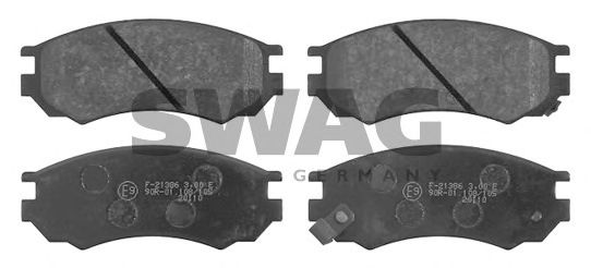 82 91 6266 SWAG Brake Pad Set, disc brake