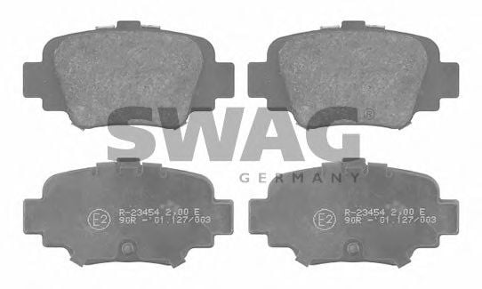 82 91 6269 SWAG Brake Pad Set, disc brake
