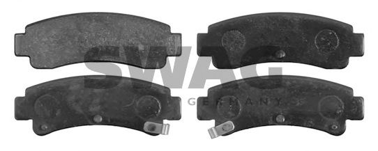 82 91 6270 SWAG Brake Pad Set, disc brake