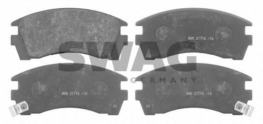 82 91 6275 SWAG Brake Pad Set, disc brake