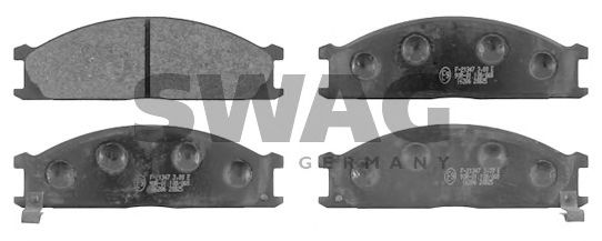 82 91 6286 SWAG Brake Pad Set, disc brake