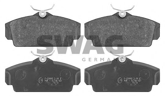 82 91 6388 SWAG Brake Pad Set, disc brake